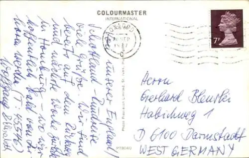 Ak Großbritannien, Britische Fahne