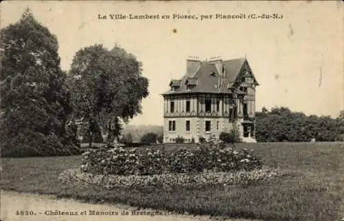 Ak Plancoët Cotes d'Amor, Ville Lambert en Plorec