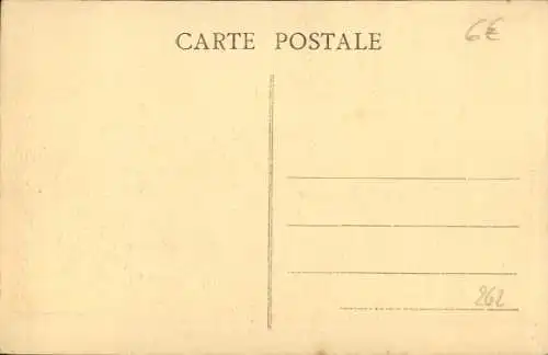 Ak Thury Harcourt Calvados, Déversoir du Hom, Flusspartie, Häuser