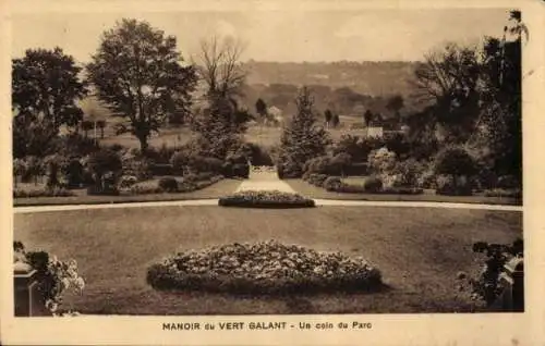 Ak Vert Galant Seine Saint Denis, Manoir, Park