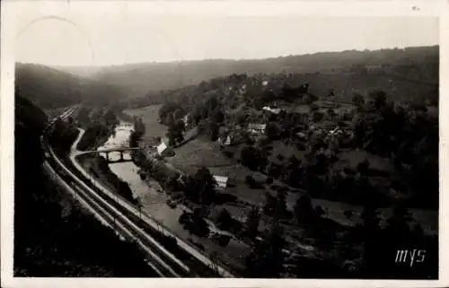 Ak Estivaux Correze, Gare, Vallee de la Vezere