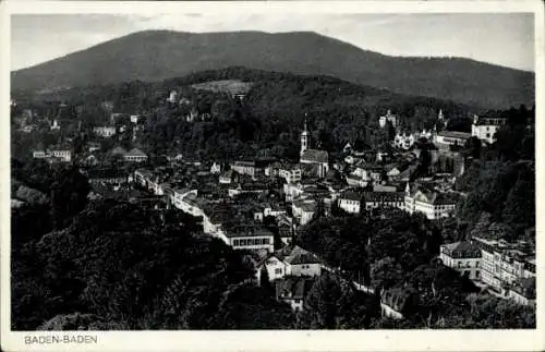 Ak Baden Baden am Schwarzwald, Gesamtansicht