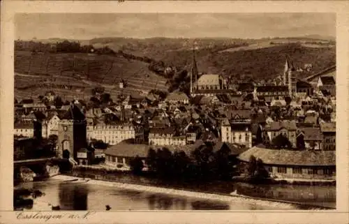 Ak Esslingen am Neckar, Gesamtansicht