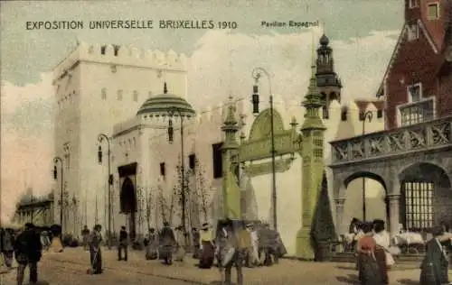 Ak Brüssel Brüssel, Weltausstellung 1910, Spanischer Pavillon