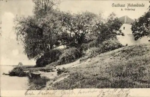 Ak Erkner in Brandenburg, Gasthaus Hohenbinde