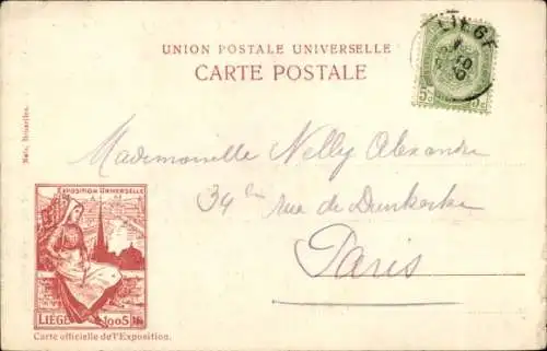 Ak Weltausstellung Lüttich 1905, Stadt Lüttich