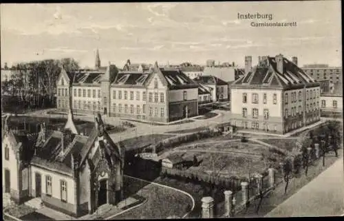 Ak Tschernjachowsk Insterburg Ostpreußen, Garnisonlazaret