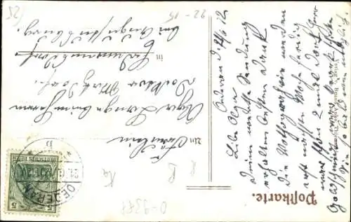 Ak Oederan in Sachsen, Markt, Restaurant