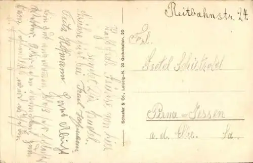 Ak Pauschwitz Trebsen an der Mulde Sachsen, Gasthof Alfred Weidemann