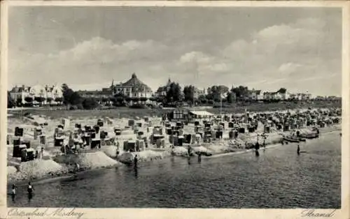 Ak Międzyzdroje Ostseebad Misdroy Pommern, Strand