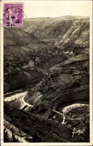 Ak Saint Chély du Tarn Lozère, Les Gorges du tarn