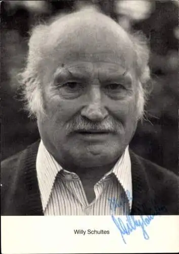 Ak Schauspieler Will Schultes, Portrait, Autogramm