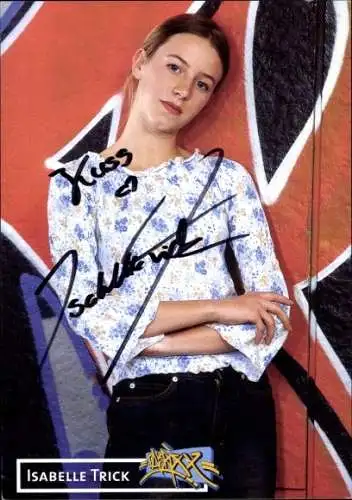 Ak Schauspielerin Isabelle Trick, Portrait, Autogramm