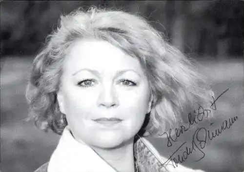 Ak Schauspielerin Friedel Schümann, ZDF, Portrait, Autogramm