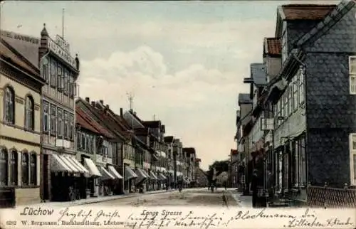 Ak Lüchow im Wendland, Lange Straße, Hotel Stadt Hannover