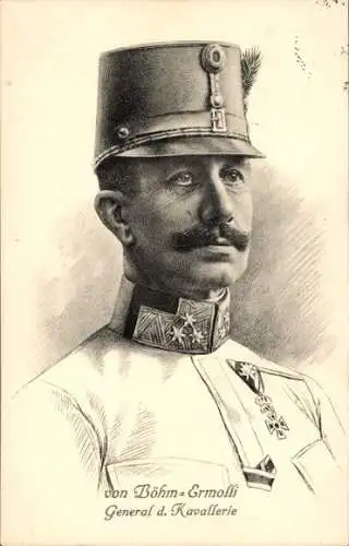 Künstler Ak Von Böhm Ermolli, General der Kavallerie, Portrait