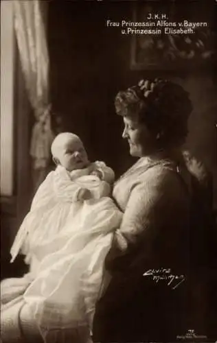 Ak Prinzessin Alfons von Bayern Wittelsbach, Prinzessin Elisabeth