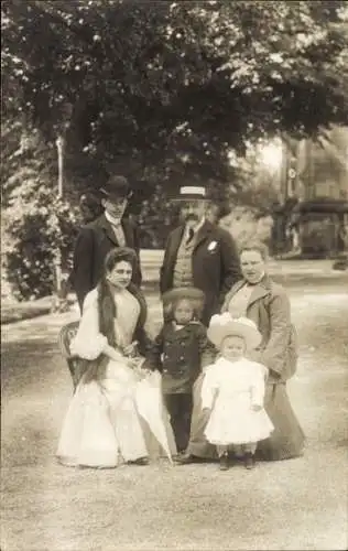 Foto Ak Wilhelm von Württemberg, Charlotte zu Schaumburg-Lippe