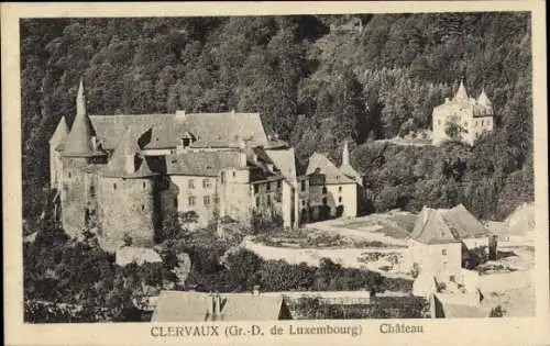 Ak Clervaux Clerf Luxemburg, Schloss