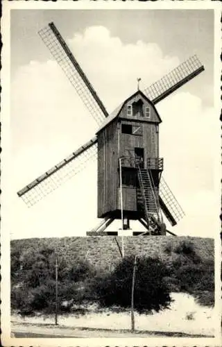 Ak Koksijde Coxide sur Mer Westflandern, Windmühle, Die alte Mühle