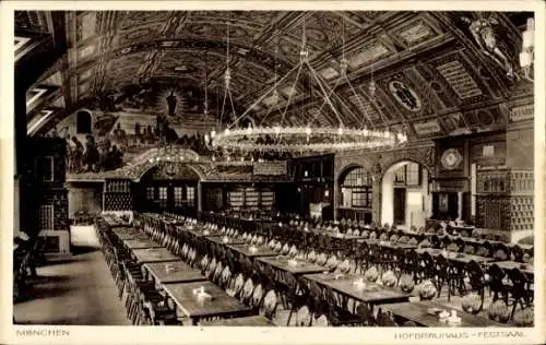 Ak München Bayern, Hofbräuhaus, Festsaal