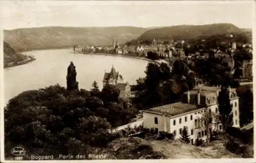 Ak Boppard am Rhein, Panorama