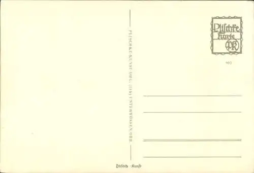 Scherenschnitt Künstler Ak Plischke, Georg, Glückwunsch Muttertag, Blumen, Blumenvase