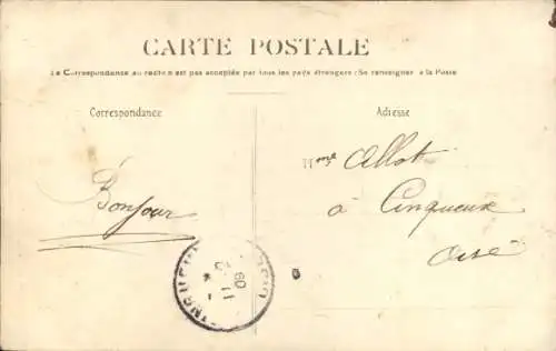 Ak Au Pays Noir, la Coupe a terre