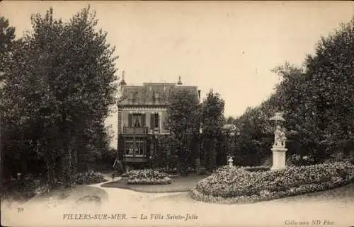 Ak Villers sur Mer Calvados, Villa Sainte Julie