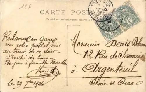 Ak Villers sur Mer Calvados, Villa Normande