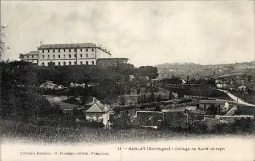 Ak Sarlat la Canéda Dordogne, College de Saint-Joseph