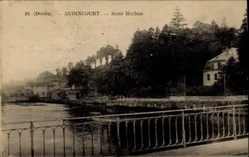 Ak Audincourt Doubs, Sous Roches