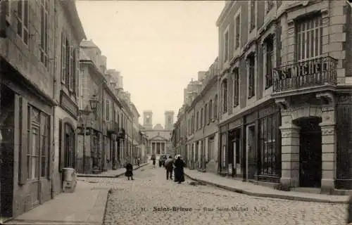 Ak Saint Brieuc Côtes d'Armor, Rue Saint-Michel