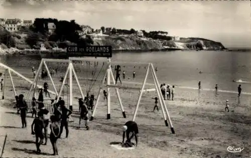 Ak Saint Cast Cotes d'Armor, Strand, pointe du Semaphore