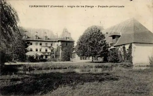 Ak Chamberet Corrèze, Logis de la Farge, Facade principale