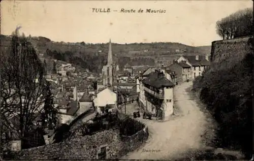 Ak Tulle Corrèze, Route de Mauriac