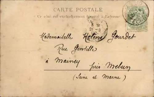 Ak Ajaccio Corse du Sud, Statue de Napoleon