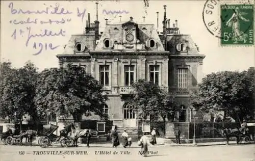 Ak Trouville sur Mer Calvados, L'Hotel de Ville