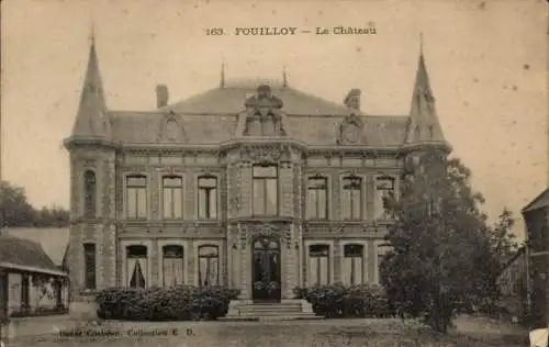 Ak Fouilloy Somme, Schloss