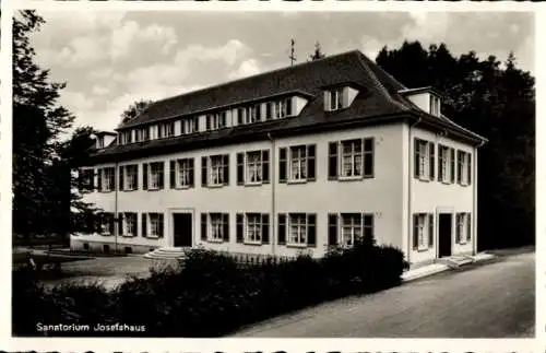 Ak Bad Imnau Haigerloch im Zollernalbkreis, Stahlbad, Sanatorium Josefshaus