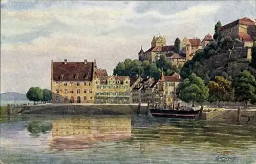 Künstler Ak Marschall, V., Meersburg am Bodensee, Schloss