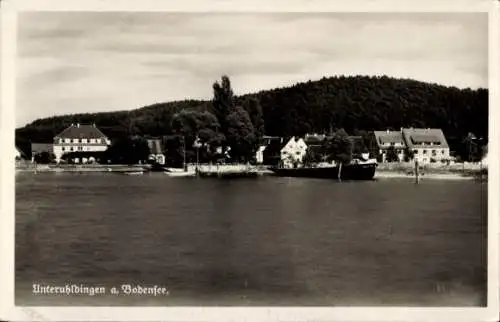 Ak Unteruhldingen Uhldingen Mühlhofen am Bodensee, Teilansicht