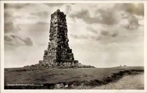 Ak Feldberg im Schwarzwald, Feldbergturm, Bismarckdenkmal