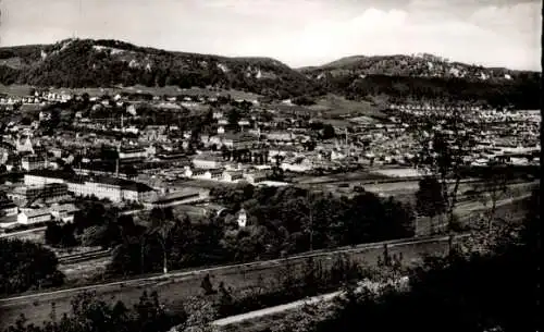 Ak Ebingen Albstadt in Württemberg, Panorama, Schlossberg, neue Siedlungen