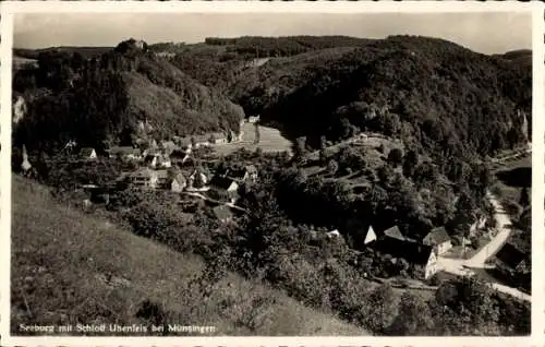 Ak Seeburg Bad Urach in der Schwäbischen Alb, Gesamtansicht, Schloss Uhenfels