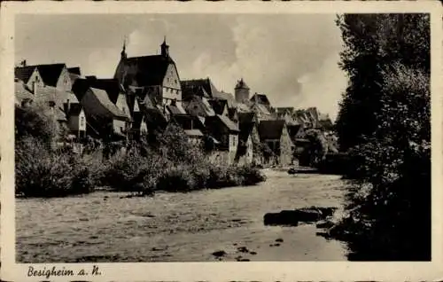 Ak Besigheim am Neckar Württemberg, Teilansicht