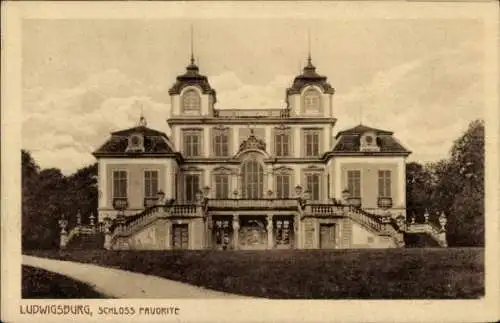 Ak Ludwigsburg in Württemberg, Schloss Favorite