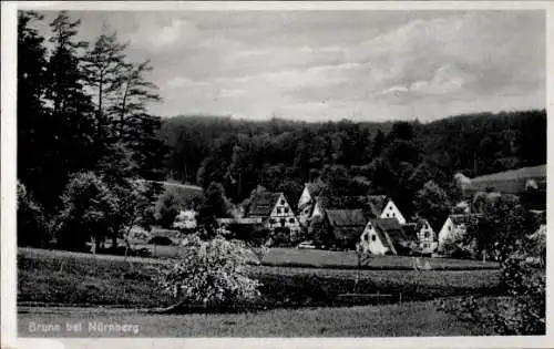 Ak Nürnberg Brunn, Gasthaus zum grünen Baum, Bes. Leonhard Beck