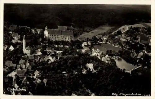 Ak Cadolzburg in Mittelfranken, Fliegeraufnahme