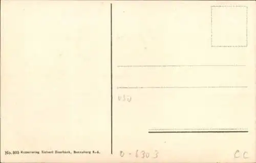 Ak Elgersburg in Thüringen, Panorama, Carl Eduard Warte